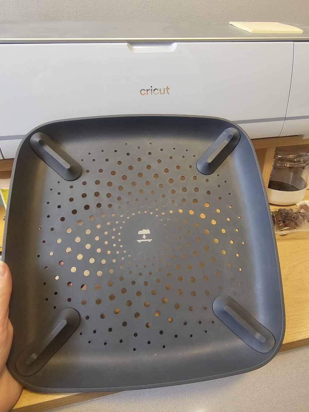 Cricut Charcoal Gray Perforated Craft Drip Tray